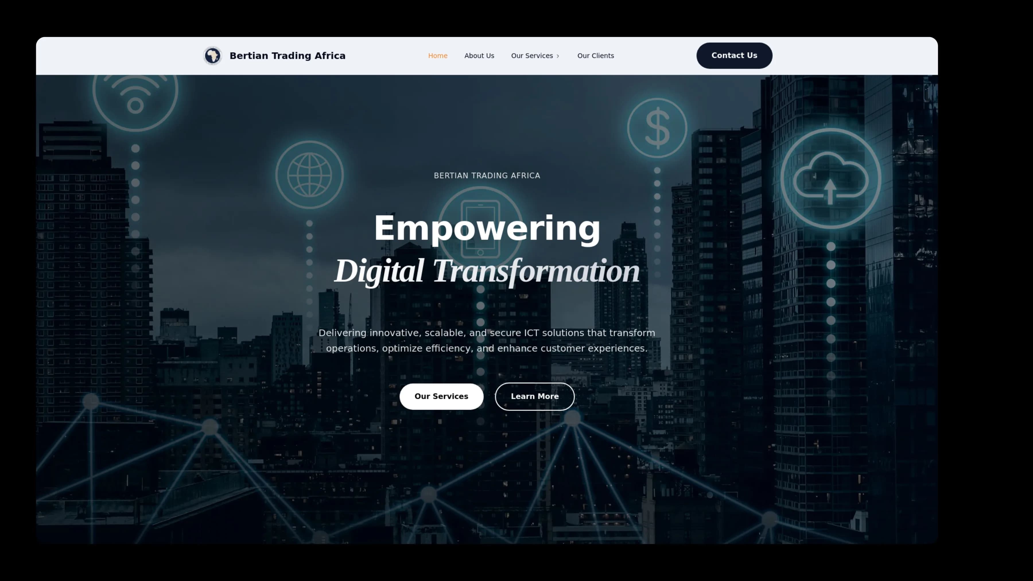 Bertian Trading case study background